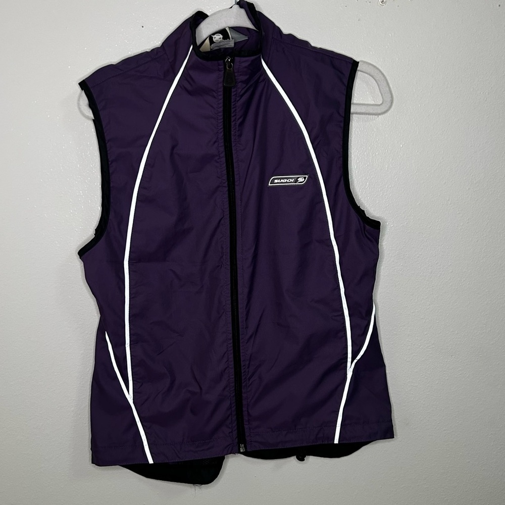 Sugoi purple cycling vest